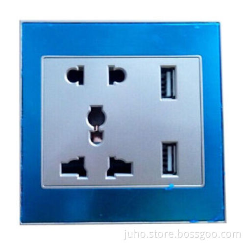 High-quality Dual USB Wall Socket for Portable Devices